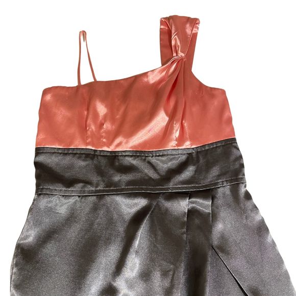 Y2K One Shoulder Pink Short Homecoming Dress Medium - Picture 4 of 13